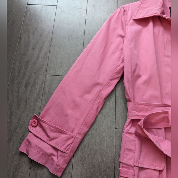 Weekend Max Mara pink trench coat jacket size 6 - Picture 5 of 14